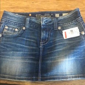 Miss me denim skirt